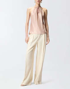 PINKO CAROTA TOP SATIN