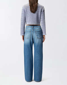 PINKO WANDA WIDE LEG MEDIUM WAVE DEN