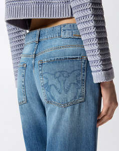 PINKO WANDA WIDE LEG MEDIUM WAVE DEN
