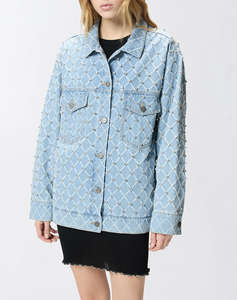 PINKO PIFFERAIO OVERSHIRT DIAMOND RI