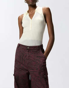 PINKO FOSCHIA CANOTTA BLEND WS SILK