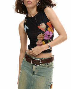 DESIGUAL TS_BRUSELAS ДАМСКА БЛУЗА