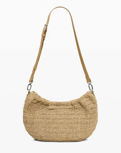 DESIGUAL BAG_HALF LOGO RAFFIA WA WOMENS BAG