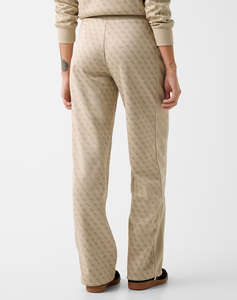 GUESS MAYA 4G WIDE LEG PANTS WOMENS TROUSERS
