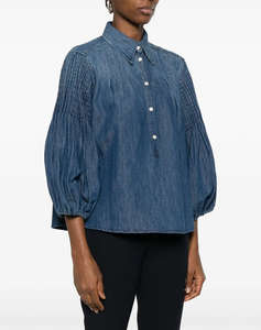 PINKO MAZZO DI FIORI BLUSA LIGHT DEN