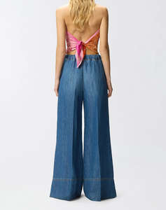 PINKO SPIAGGIA PANTALONE LIGHT DENIM