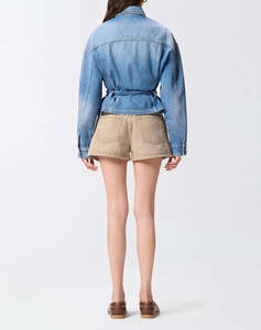 PINKO GIUNGLA GIUBBINO DIRTY BLUE DE