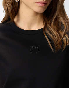 PINKO BUSSOLOTTO T-SHIRT JERSEY PATC