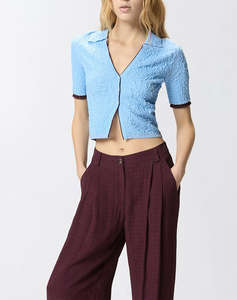 PINKO LAMPO POLO GOFFRATO