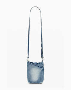 DESIGUAL MONE_HALF LOGO DENIM WOMENS WALLET