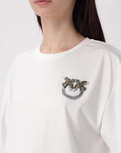 PINKO STREPITOSO T-SHIRT JERSEY RICA