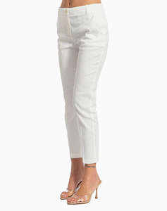 PINKO BELLO PANTALONE LINO STRETCH