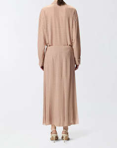 PINKO RUCOLA GONNA GEORGETTE FULL ST