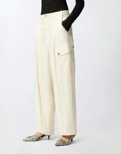 PINKO ROSALIN PANTALONE COTONE FLUID
