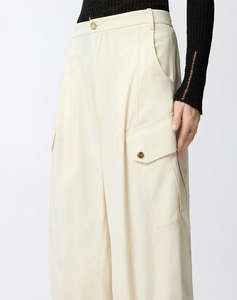 PINKO ROSALIN PANTALONE COTONE FLUID