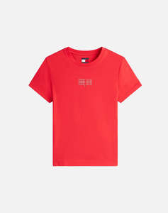 TOMMY JEANS TJW SLIM MULTI LINEAR SS TEE