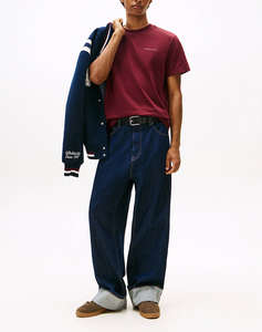 TOMMY JEANS TJM SLIM LINEAR CHEST TEE EXT