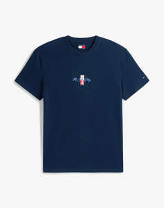 TOMMY JEANS TJM REG SIGN BLOCK SS TEE EXT