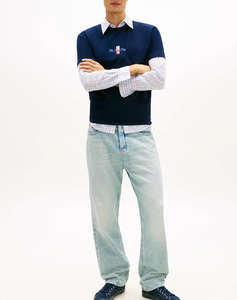 TOMMY JEANS TJM REG SIGN BLOCK SS TEE EXT