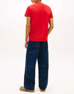 TOMMY JEANS TJM SLIM SIGN CHEST SS TEE EXT