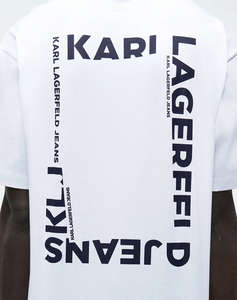 KARL LAGERFELD JEANS KLJ REG BACK FRAME TEE