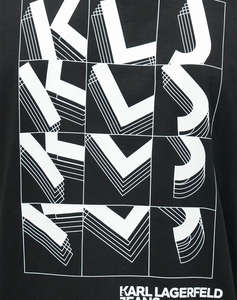 KARL LAGERFELD JEANS KLJ REG SS LETTERS TEE