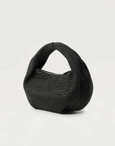 KARL LAGERFELD JEANS KLJ BOX LOGO RAFFIA HOBO