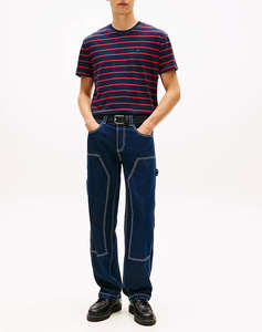 TOMMY JEANS TJM REG STRIPE SS TEE EXT