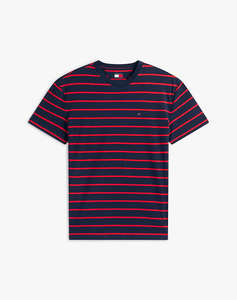 TOMMY JEANS TJM REG STRIPE SS TEE EXT