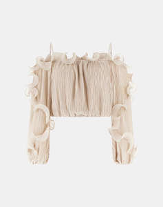 GUESS LS GABRIELLA TOP WOMENS SHIRT