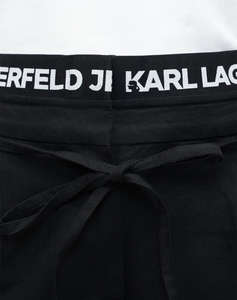 KARL LAGERFELD JEANS KLJ PLEATED LOGO PANT