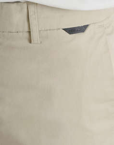 ANTONY MORATO MMSH00225FA800197 MIN OF 6 SHORTS MARK SLIM FIT IN STRETCH TWILL COTTON BLEND FABRIC WITH LOGOED RUBBER FLAG MENS SHORTS