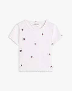 TOMMY HILFIGER RIB STAR TOP
