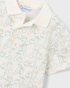 MAYORAL POLO SHORT SLEEVE PRINTED T-SHIRT
