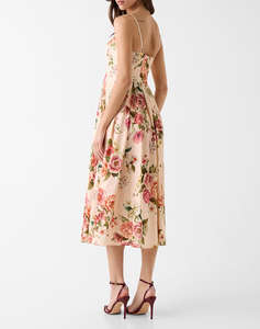 GUESS SL BRIA LINEN DRESS WOMENS DRESS