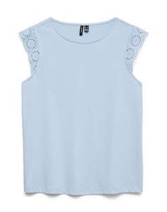 VERO MODA VMEMILY SL GATHERING TOP JRS NOOS