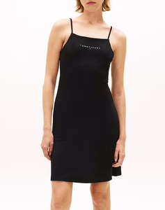 TOMMY JEANS TJW LINEAR STRAPPY DRESS