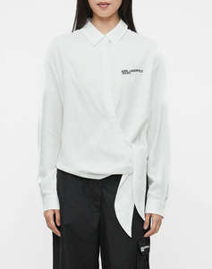 KARL LAGERFELD JEANS KLJ TIED BLOUSE