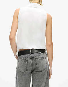 KARL LAGERFELD JEANS KLJ SLEEVELESS BLOUSE