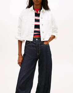 TOMMY JEANS OVSZ CROP TRCKR JCKT FLG BJ6099