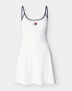 TOMMY JEANS TJW F&F STRAPPY BADGE DRESS