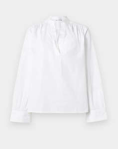TOMMY HILFIGER ESS LINEN V-NK LS BLOUSE