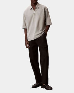 CALVIN KLEIN SS SUPIMA CHEST EMB POLO