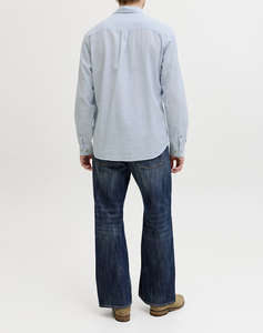 JACK&JONES JJESUMMER LINEN BLEND SHIRT L/S SN