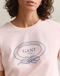 GANT БЛУЗА КМ GRAPHIC PRINT SS T-SHIRT GRAPHIC PRINT SS T-SHIRT