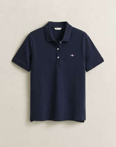 GANT БЛУЗА КМ REG SHIELD SS PIQUE POLO REG SHIELD SS PIQUE POLO