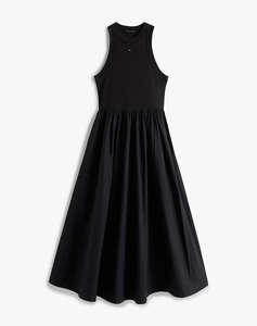 TOMMY JEANS TJW RIB POPLIN TANK DRESS EXT