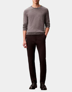 CALVIN KLEIN SLIM SATEEN CHINO TROUSER
