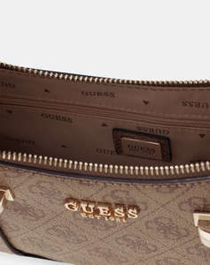 GUESS LEONA LOGO SHOULDER BAG ДАМСКА ЧАНТА