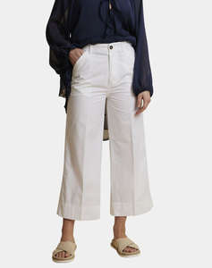 LA MARTINA ПАНТАЛОНИ WOMAN WIDE LEG PANTS HD POPLIN